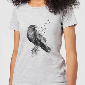 Balazs Solti Birds Flying Women's T-Shirt - Grey