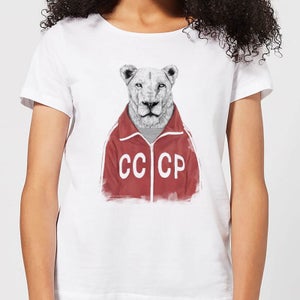 Balazs Solti CCCP Lion Women's T-Shirt - White
