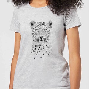 Balazs Solti Leopard Women's T-Shirt - Grey