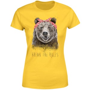 Balazs Solti Break The Rules Women's T-Shirt - Yellow