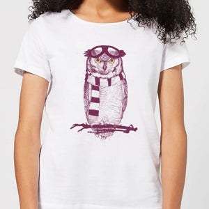 Balazs Solti Winter Owl Women's T-Shirt - White