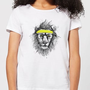 Balazs Solti Lion And Sweatband Women's T-Shirt - White