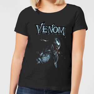 Venom Profile Damen T-Shirt - Schwarz
