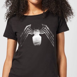 T-Shirt Venom Chest Emblem - Nero - Donna