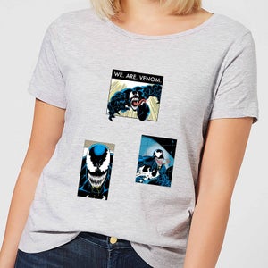 T-Shirt Femme Collage Venom - Gris