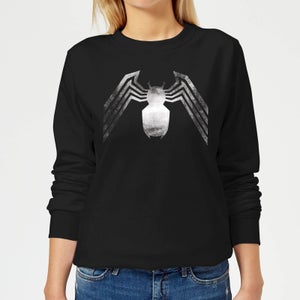 Venom Chest Emblem Women's Sweatshirt - Black