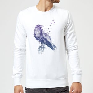 Balazs Solti Birds Flying Sweatshirt - White