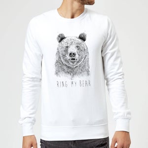 Balazs Solti Ring My Bear Sweatshirt - White