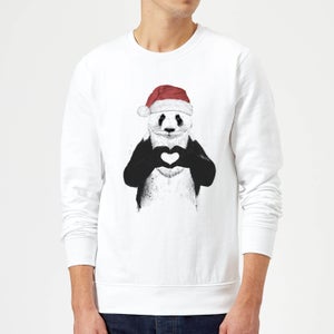 Balazs Solti Santa Bear Sweatshirt - White