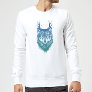 Balazs Solti Wolf Sweatshirt - White