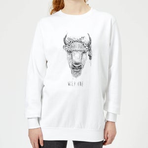 Wild One Women's Sweatshirt - White