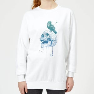 Skull And Crow Women's Sweatshirt - White