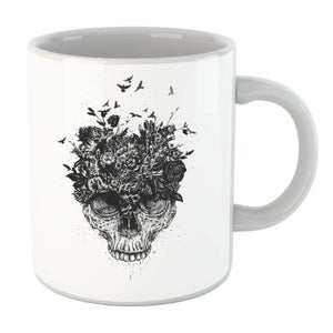 Balazs Solti Skulls And Flowers Mug