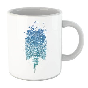 Balazs Solti Ribcage And Flowers Mug