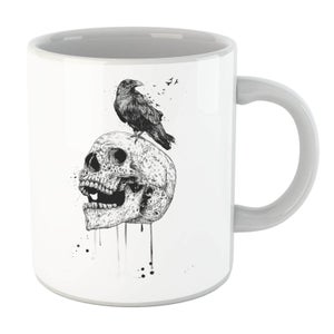 Balazs Solti Skull And Crow Mug
