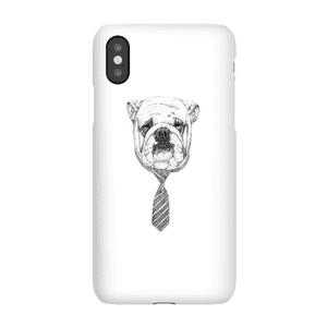 Balazs Solti Suited And Booted Bulldog Phone Case for iPhone and Android