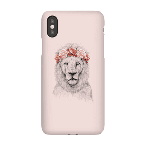 Balazs Solti Lion And Flowers Phone Case for iPhone and Android