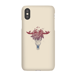 Balazs Solti Skulls And Flowers Phone Case for iPhone and Android