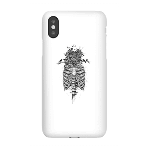 Balazs Solti Skulls And Flowers Phone Case for iPhone and Android