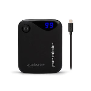 Veho Pebble Explorer 8400mAh Dual Port Power Bank for Smartphones - Includes Apple MFI Lightning Cable