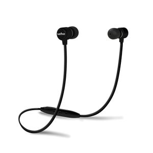 Veho ZB2 Bluetooth Wireless Earphones with MSTS, AAB-1 and Magnetic Coupling Function - Black