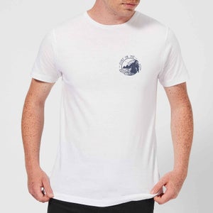 Native Shore Surf Or Die Pocket Men's T-Shirt - White