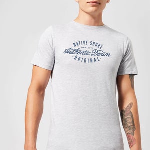 Native Shore Authentic Denim Men's T-Shirt - Grey