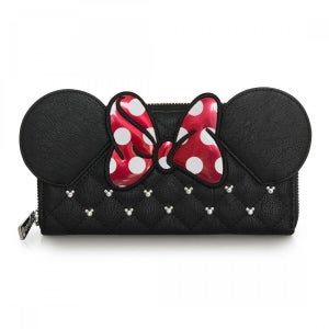 Loungefly Disney Minnie Mouse Bow Zip Around Wallet
