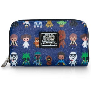Loungefly Star Wars Chibi Character AOP Print Wallet