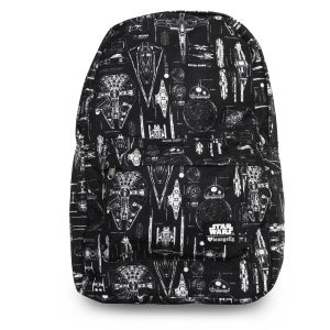 Loungefly Star Wars The Force Awakens Ship Blueprint Backpack