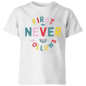 My Little Rascal First Never Follows Kids' T-Shirt - White