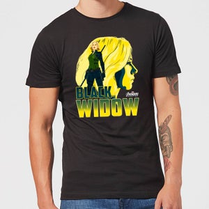 Avengers Black Widow T-shirt - Zwart