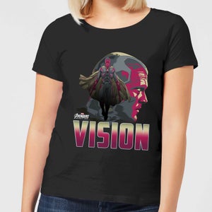 Avengers Vision Dames T-shirt - Zwart