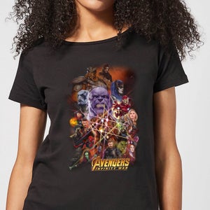 Avengers Team Portrait Women's T-Shirt - Black