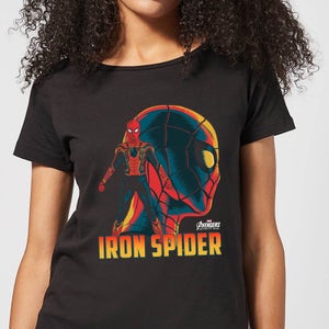 T-Shirt Femme Iron Spider Avengers - Noir