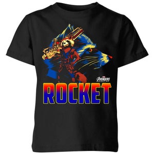 Avengers Rocket Kids T-Shirt - Schwarz
