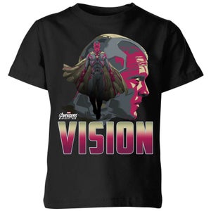 Avengers Vision Kids T-Shirt - Schwarz