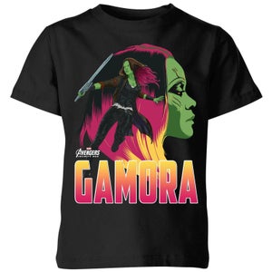 Camiseta Marvel Vengadores Gamora - Niño - Negro
