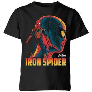 Avengers Iron Spider Kinder T-shirt - Zwart