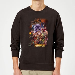 Avengers Team Portrait Sweatshirt - Black
