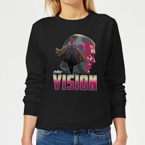 Avengers Vision Damen Pullover - Schwarz