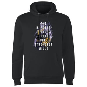 Avengers The Strongest Will Hoodie - Black