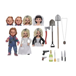 NECA Chucky - 7" Scale Action Figure - Ultimate "Chucky & Tiffany" (2 Pack)