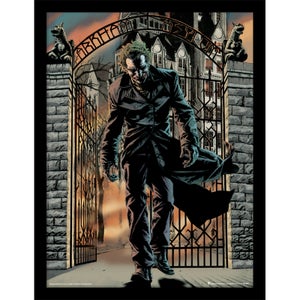 Batman (The Joker Released) Framed 30 x 40cm Print
