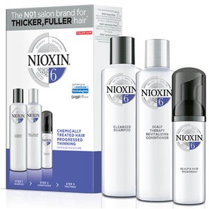 NIOXIN 3-part System Trial Kit 6 for Chemically Treated Hair with Progressed Thinning