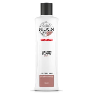 NIOXIN 3-part System 3 Cleanser Shampoo for Colored Hair with Light Thinning 300ml