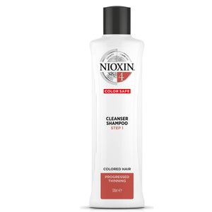 NIOXIN 3-part System 4 Cleanser Shampoo for Colored Hair with Progressed Thinning 300ml
