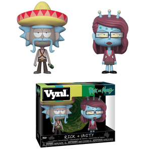 Figuras Funko Vynl. Rick con sombrero y Unidad - Rick y Morty