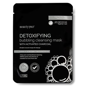 BeautyPro Detoxifying Bubbling Mask with Activated Charcoal