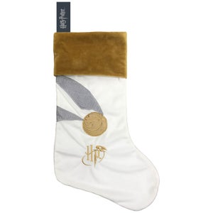 Harry Potter Golden Snitch Fleece Christmas Stocking